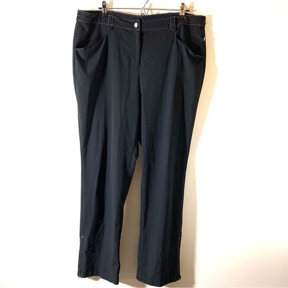 Chico's Zenergy Black Pant w Zip Ankle - Picture 2 of 10